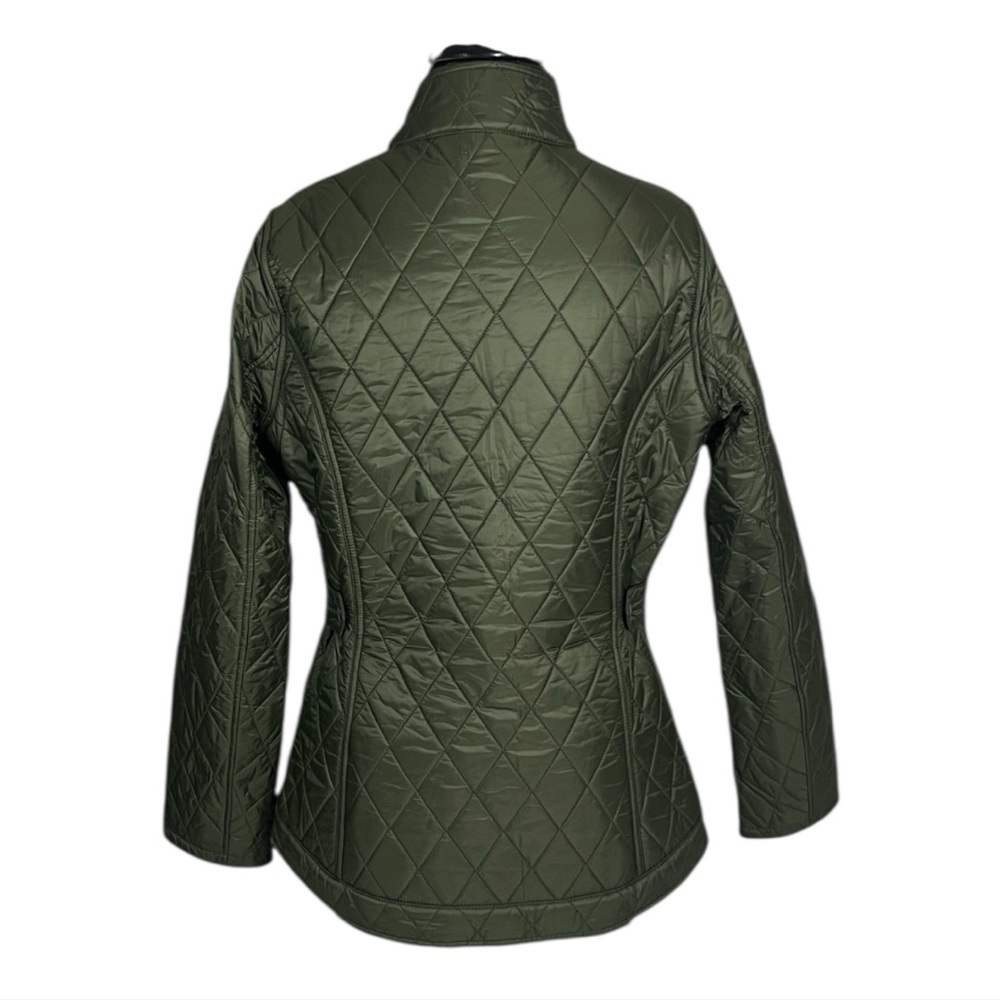 Barbour Filey Quilt Jacket/Coat Medium Sage Green - Picture 2 of 13